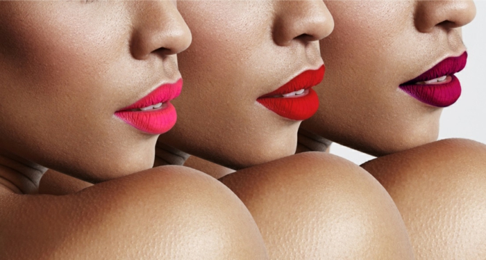 couleurs différentes comment se maquiller des lèvres