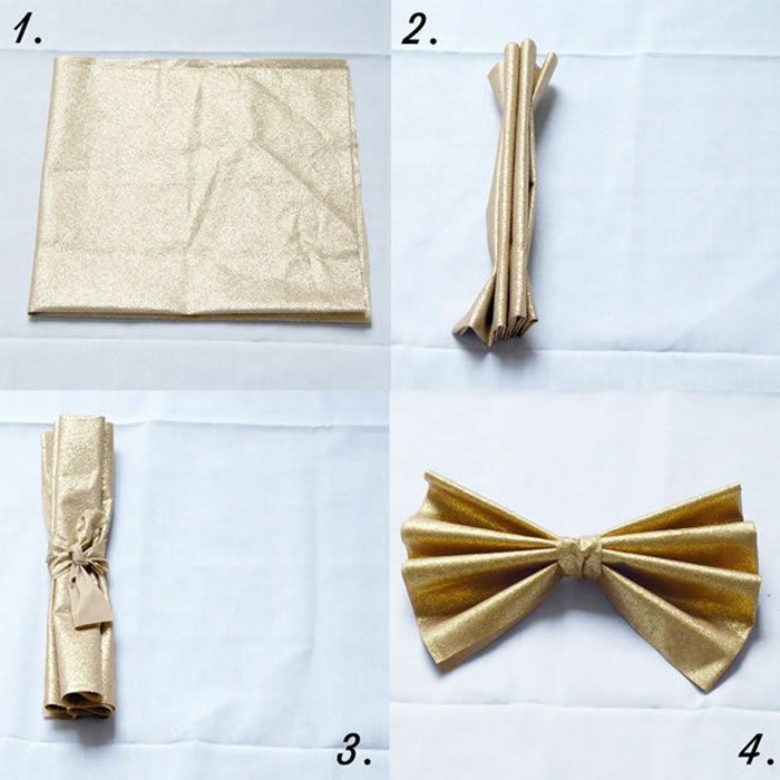 pliage de serviette pour noël décoration de table festive