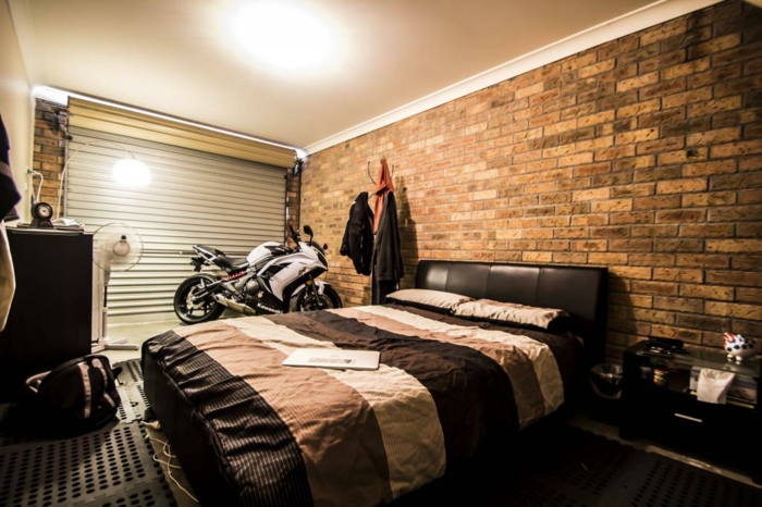 chambre à coucher transformer un garage en habitation