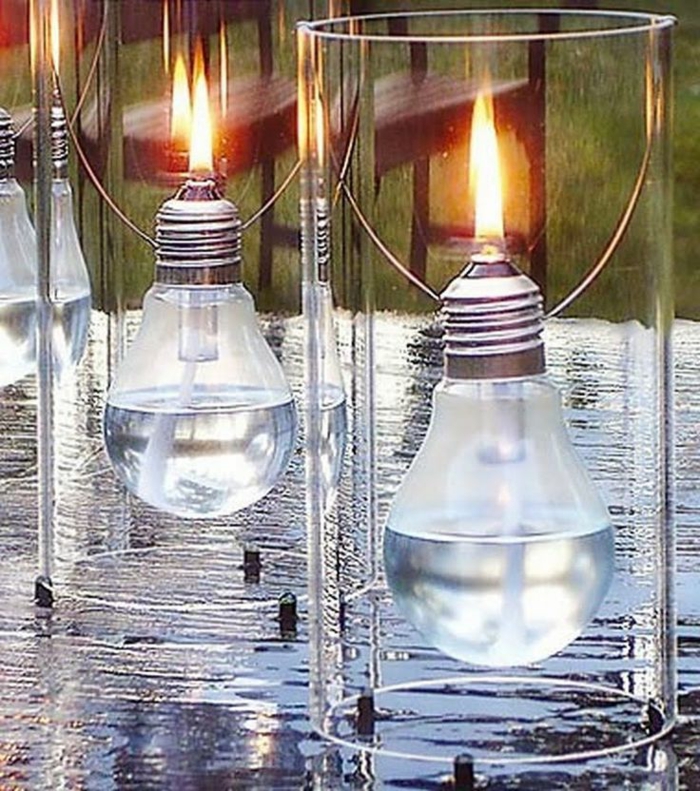 chandeliers idée diy ampoules électriques