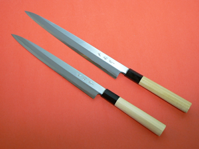 fer forgé couteau japonais de cuisine