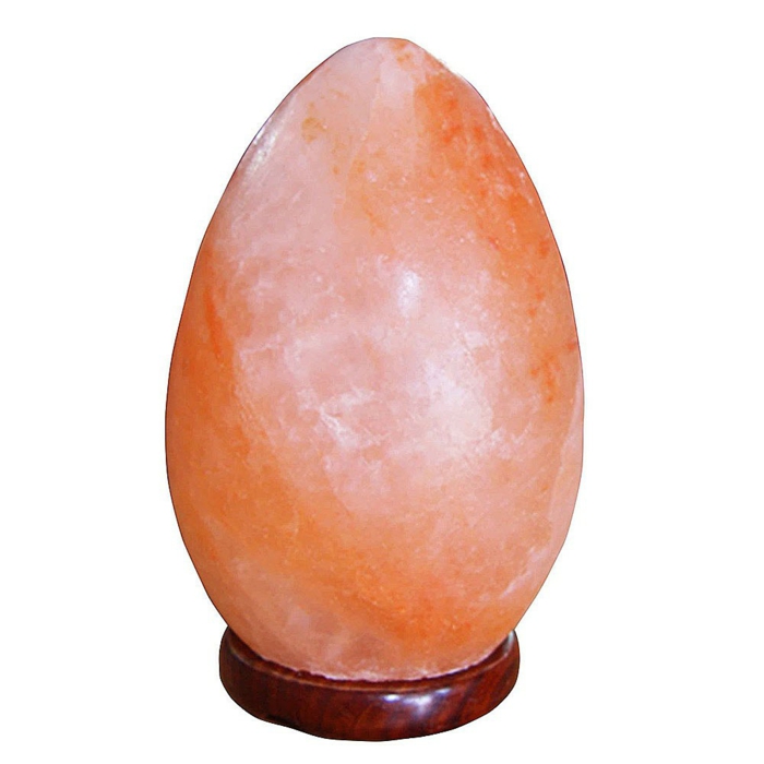 lampe cristal de sel forme ovoïde