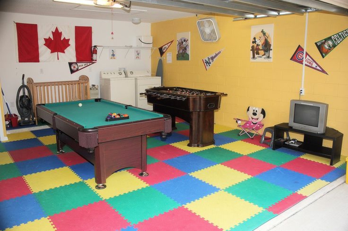 pièce de jeux enfants transformer un garage en habitation