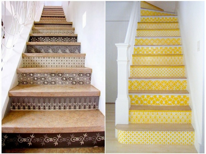 transformer l'escalier avec une décoration tendance