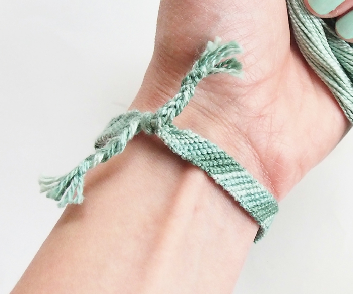 bracelet brésilien en vert