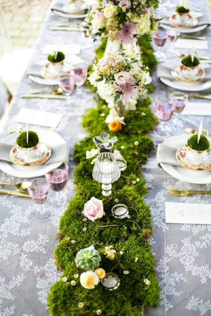Mousse Naturelle Decoration De Table Mousse Naturelle Decoration De Table