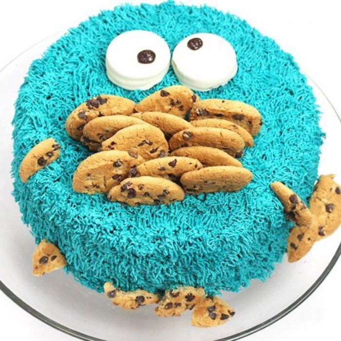 idée décoration gâteau cookies