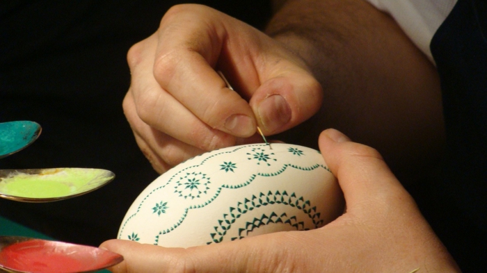 œuf de pâques comment peindre