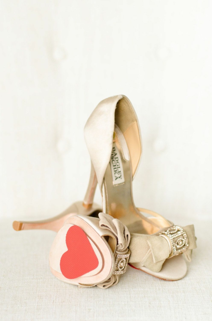 chaussures mariage femme idée diy