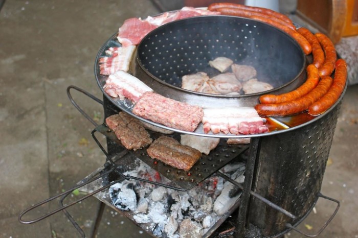 diy brasero barbecue en métal