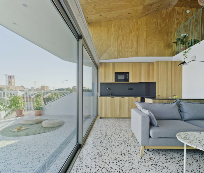 décoration intérieur aux motifs terrazzo pour une ambiance moderne