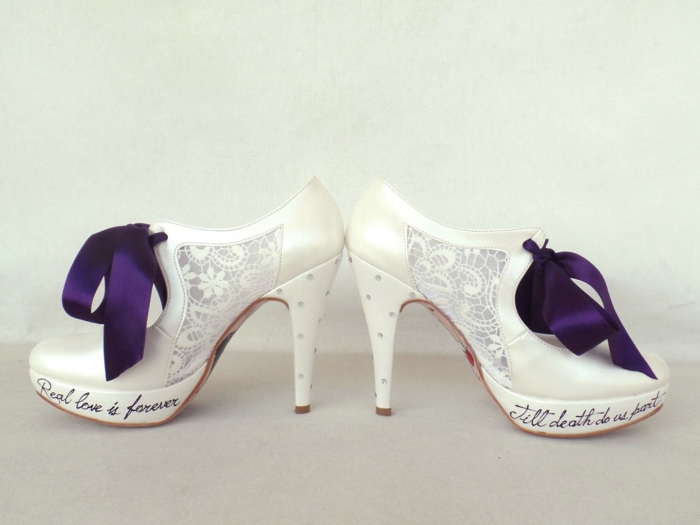idée inspirante de chaussures mariage femme
