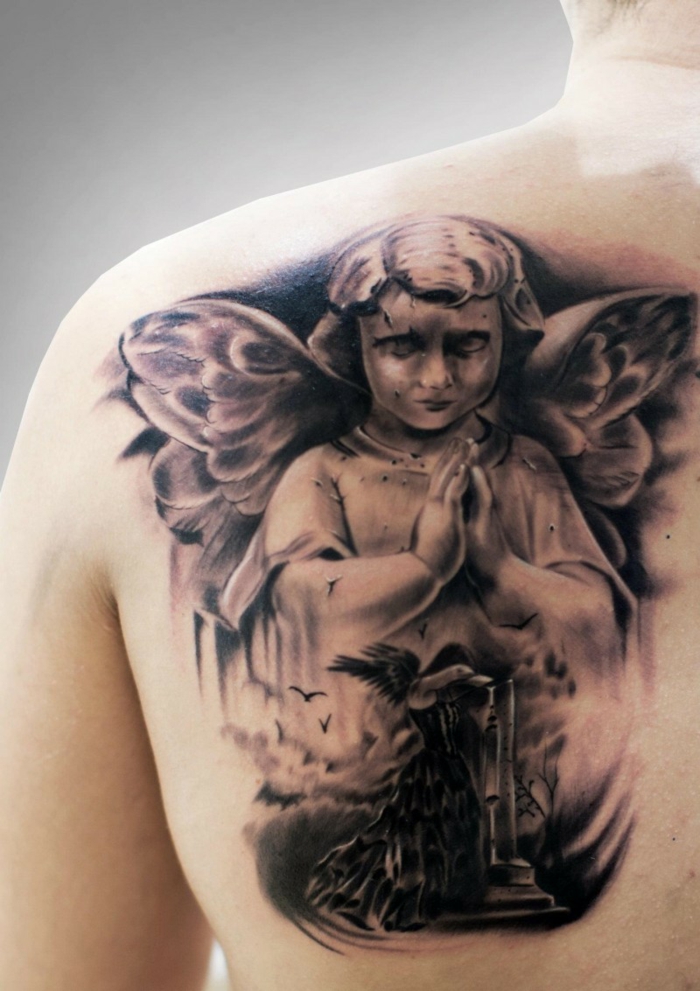 tatouage chérubin idée de tatouage ange