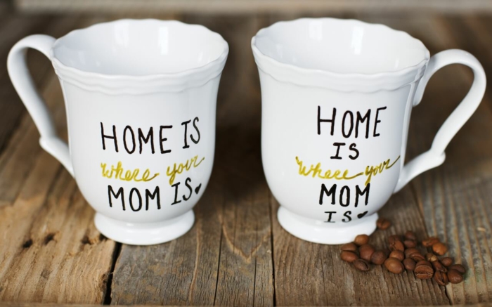 cadeau fête des mères diy un mug