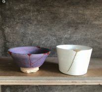 Kintsugi : l’art japonais de réparer la céramique brisée avec de l’or (1)