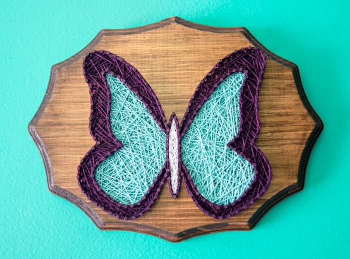 papillon string art idée originale de cadeau fête des mères