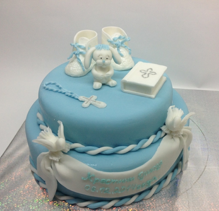 décoration baptême idée gâteau enfant