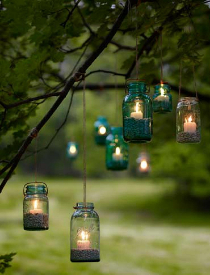 idée déco extérieur lanterne jardin