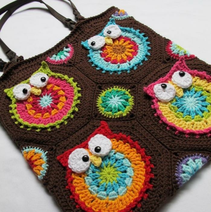 joli sac tricotage tricothérapie