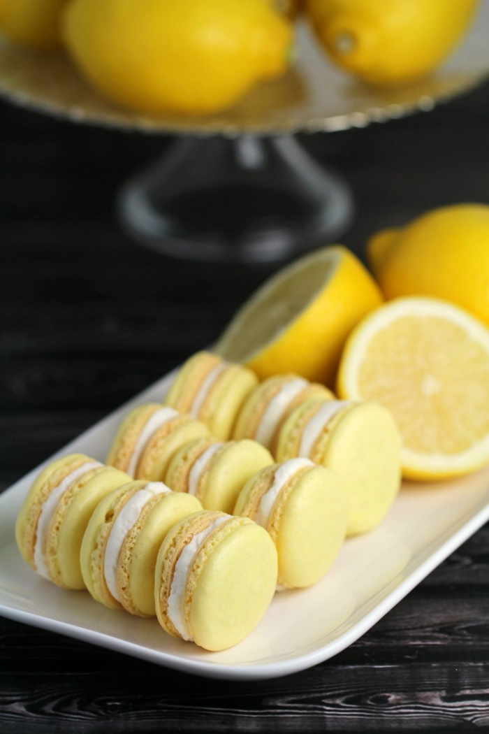 recette de macarons au citron