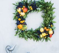 Idées couronnes d’ agrumes – une décoration exotique (1)