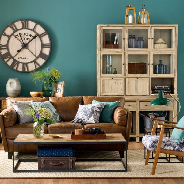 Idées de salon vert le vintage dans chaque meuble ou objet