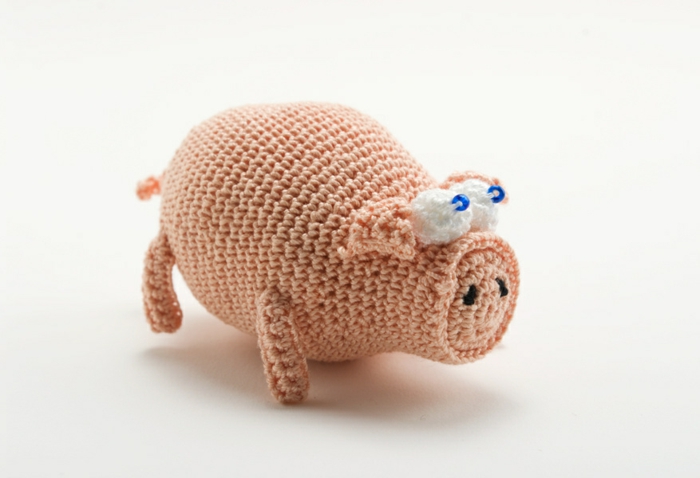 cochon rose débuter au crochet amigurumi modèle