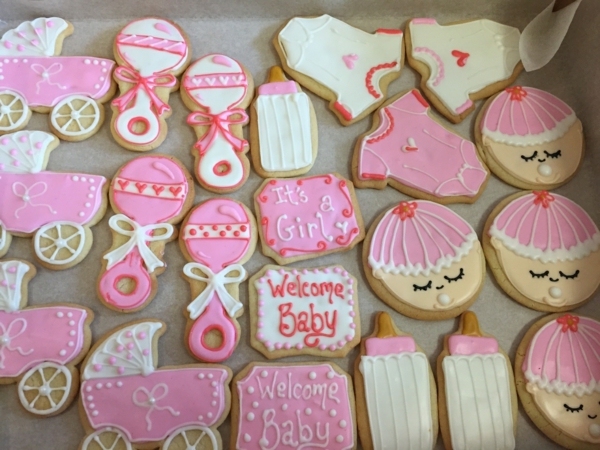 décoration baby shower biscuits thématiques