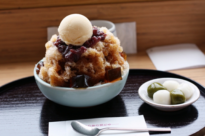 idée dessert glacé été kakigori