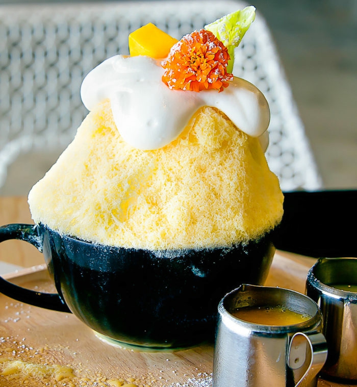 idée dessert été kakigori mango
