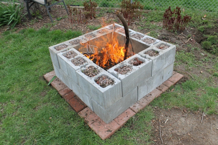 parpaing idée barbecue pour votre jardin