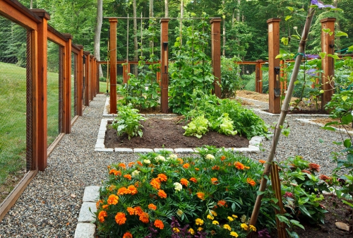 aménagement jardin bonne structure en zones