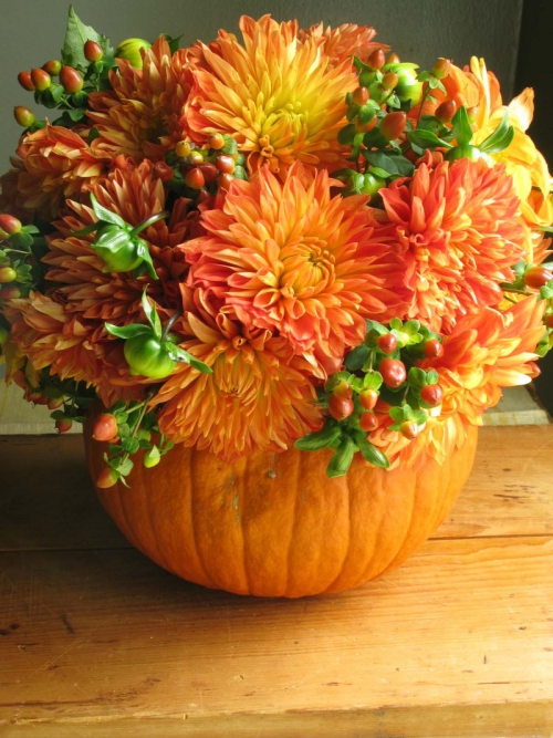 déco automne à faire soi-même un vase magnifique