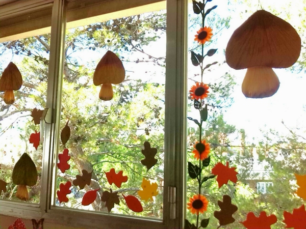 idée déco automne à faire soi-même pour les fenêtres