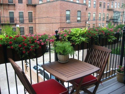 jardinière balcon table et chaises pliantes
