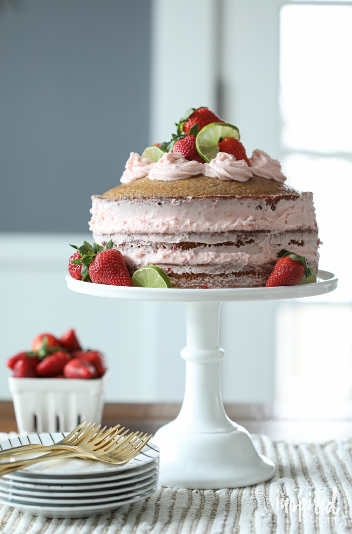 mini gâteau anniversaire naked cake