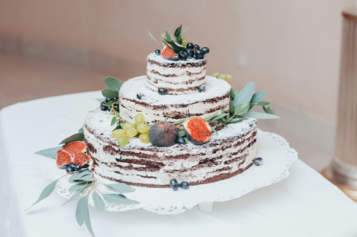 naked cake idée de gâteau anniversaire
