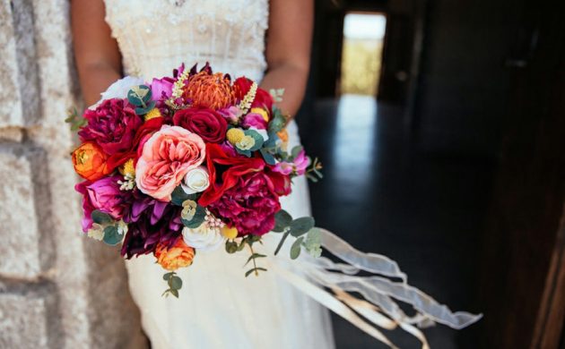 bouquet de mariée artificiel