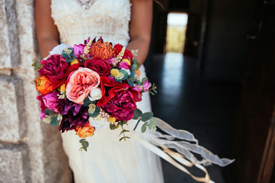 bouquet de mariée artificiel