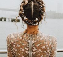 Coiffure mariage cheveux mi-longs ou une allure impressionnante (2)