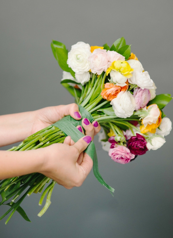 comment faire un bouquet de mariée artificiel