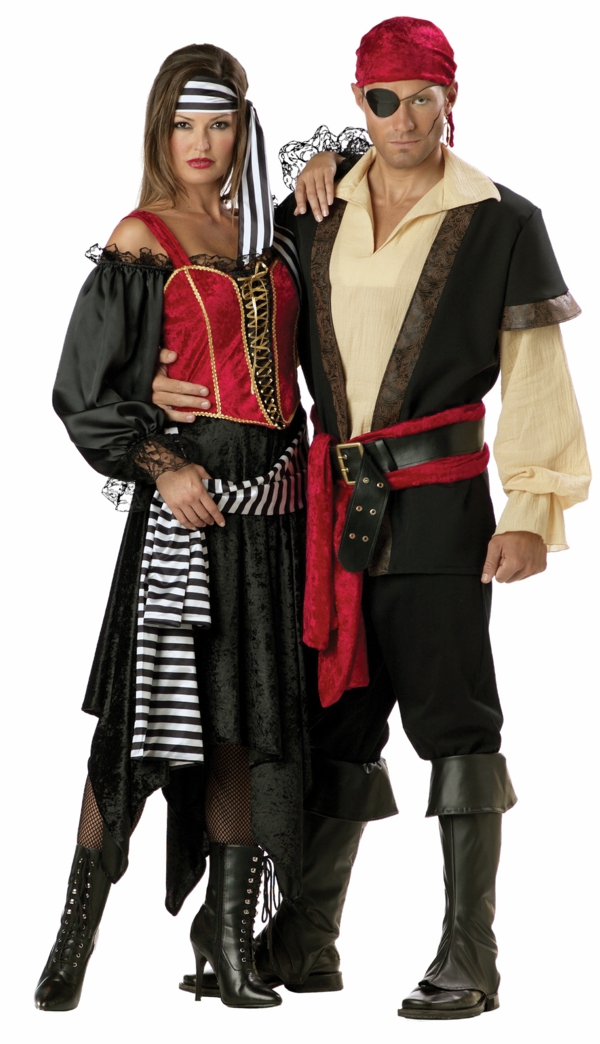 costume de pirate idée de déguisement couple halloween