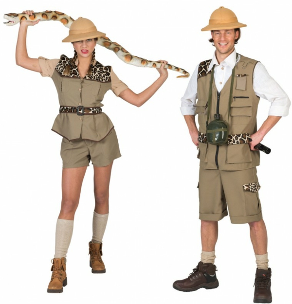 idée de déguisement couple halloween archéologues