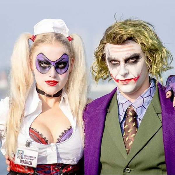 idée de déguisement couple halloween harley queen et le joker