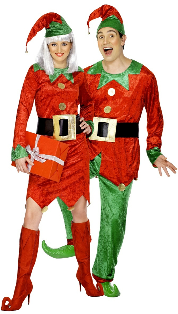 idée de déguisement couple halloween les elfes de père noël
