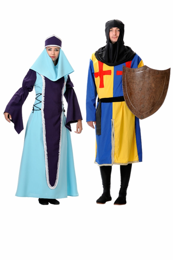 idée de déguisement couple halloween personnages médiévaux