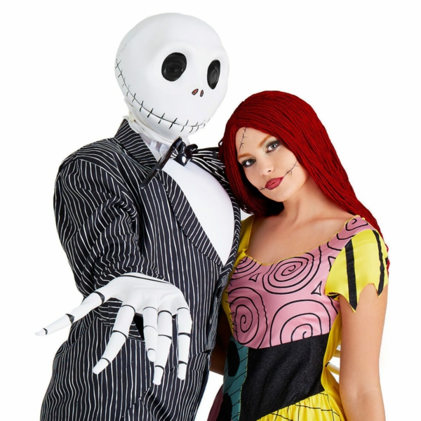 idée de déguisement couple halloween squelette et poupée effrayante
