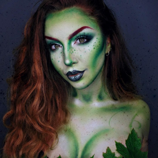 idée de maquillage pour halloween créature de forêt
