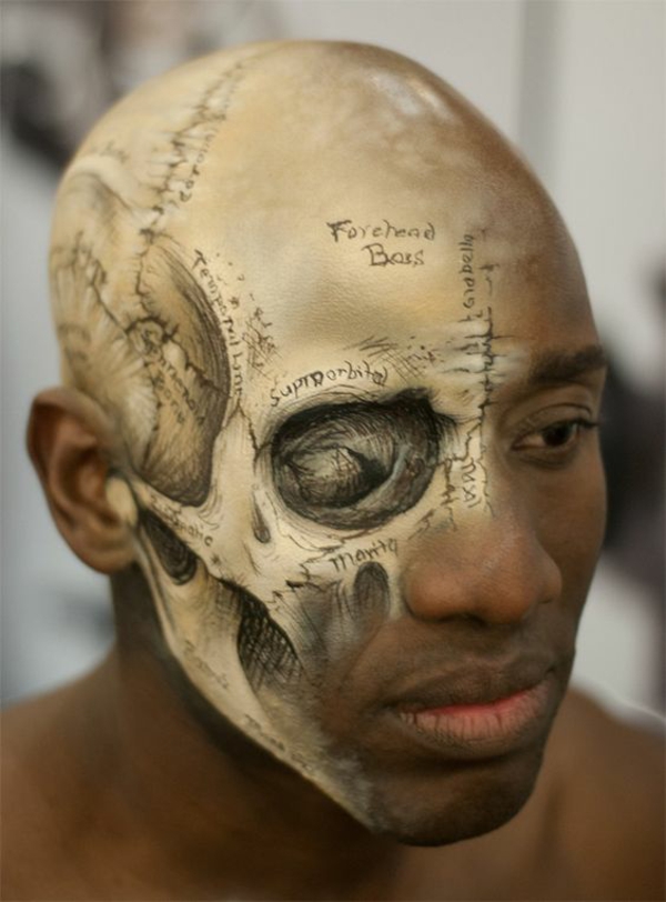 idée de maquillage pour halloween zombie