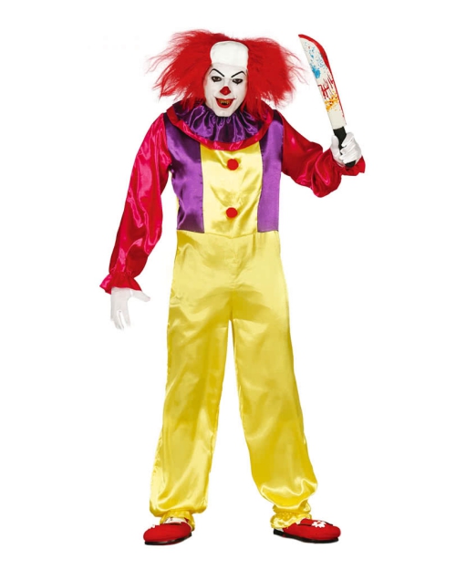 Le déguisement Halloween clown horreur toujours un couteau